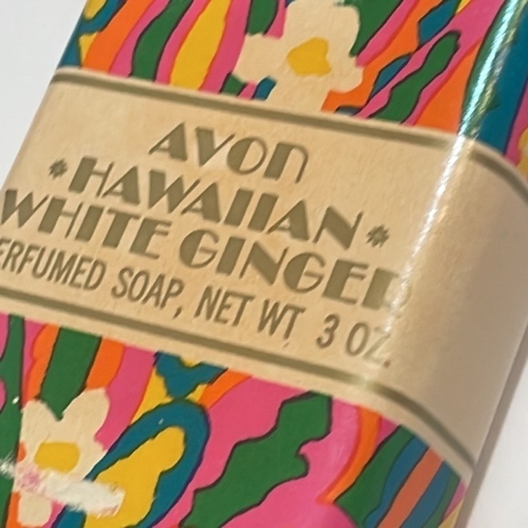 Vintage Avon Hawaiian white ginger perfumed soap 3oz New hand and body soap - Picture 5 of 5